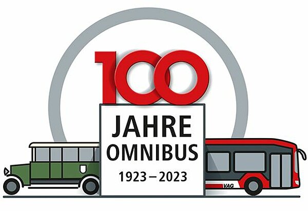 Logo 100 Jahre Omnibus Logo 100 Jahre Omnibus