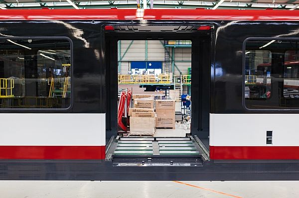 Der G1 in der Fertigungshalle.