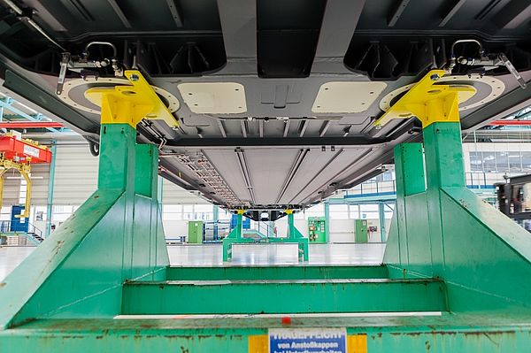 Der G1 in der Fertigungshalle.