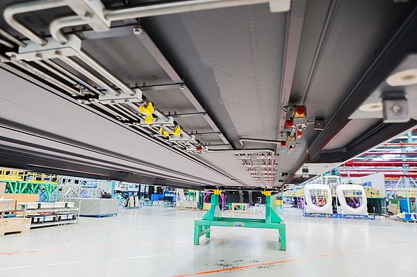Der G1 in der Fertigungshalle.