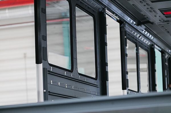 Der G1 in der Fertigungshalle.