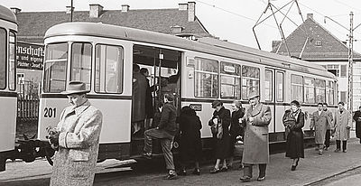 1955-Grossraumwagen-Bauernfeindstrasse-nuernberg-vag