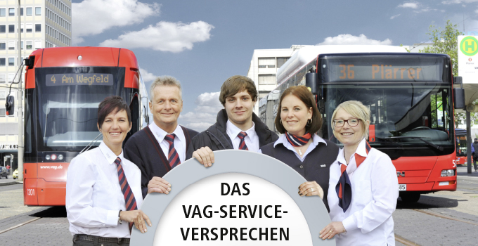 Service-Angebote der VAG Nürnberg