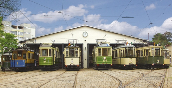 The historic tram depot St. Peter