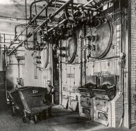 Einblick in das damalige Dampfkraftwerk