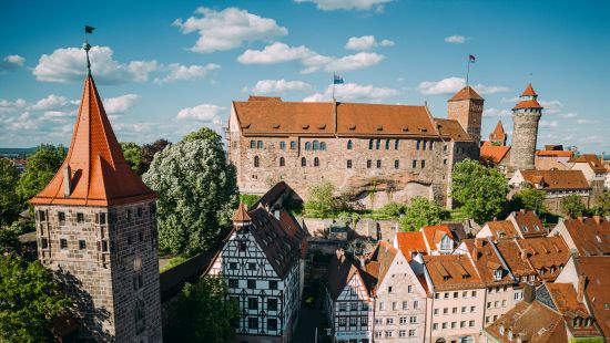 Nürnberger Altstadt, hier die Kaiserburg.