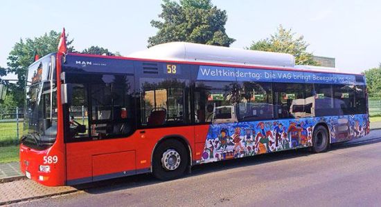 Weltkindertag Bus Weltkindertag Bus
