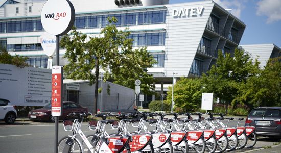 Die neue VAG_Rad-Station an der Sigmund-/Virnsberger Straße Die neue VAG_Rad-Station an der Sigmund-/Virnsberger Straße